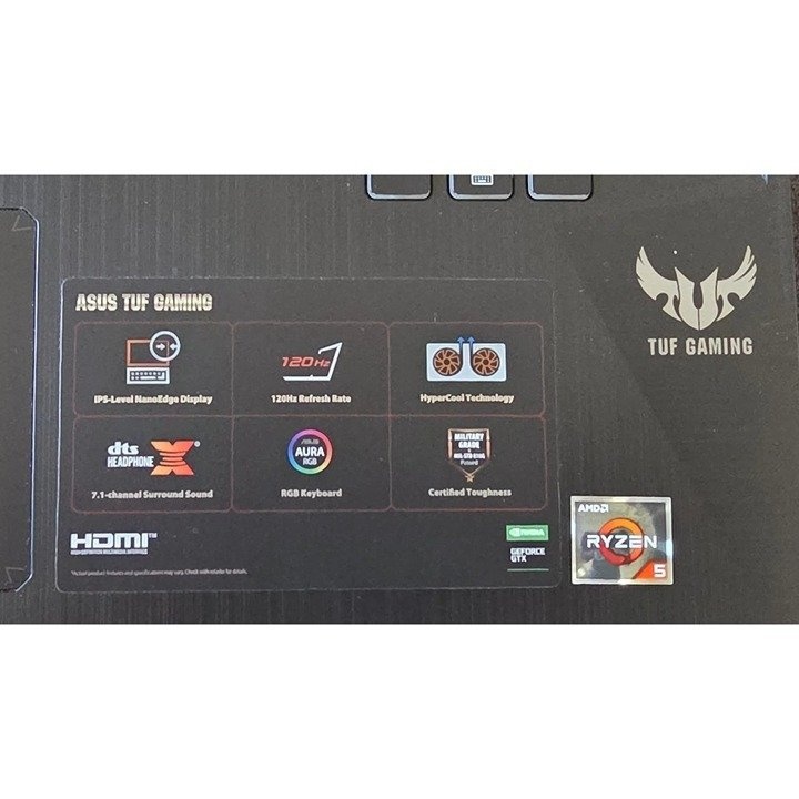 ASUS FX505DT 15.6" Gaming Laptop Ryzen 5, 12GB RAM, GTX 1650 - photo 4