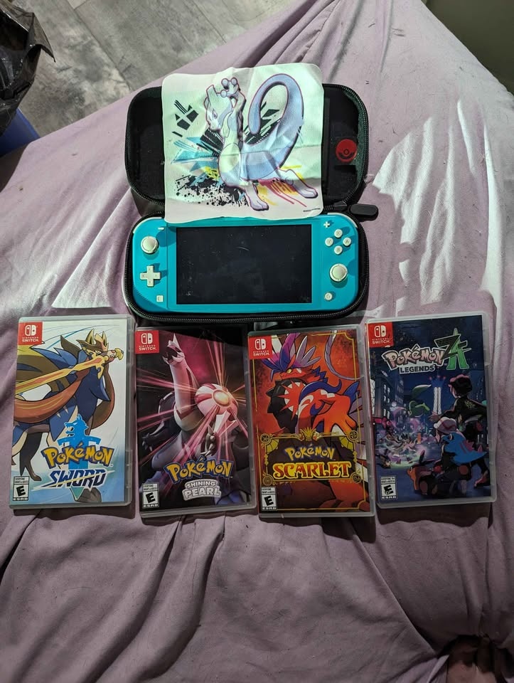 Nintendo Switch w/ 4 Latest Pokemon Games & Special Case - photo 2