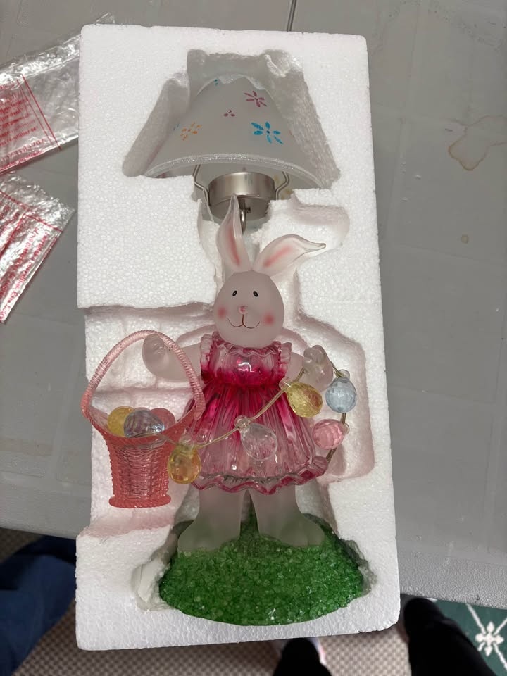Easter Bunny Tea Light Lamp - photo 4