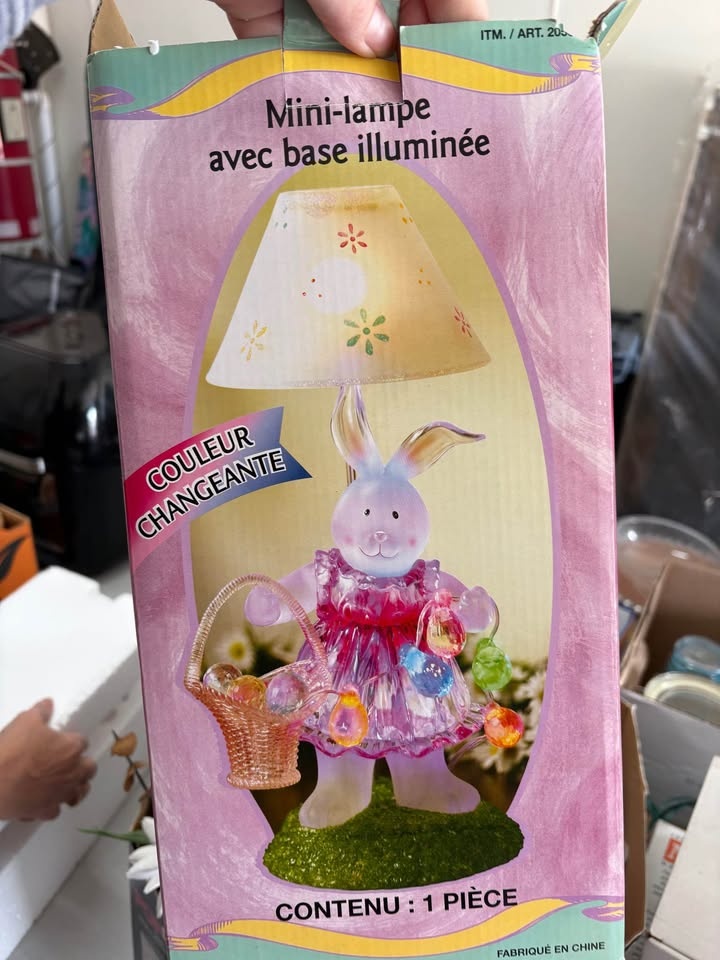 Easter Bunny Tea Light Lamp - photo 5