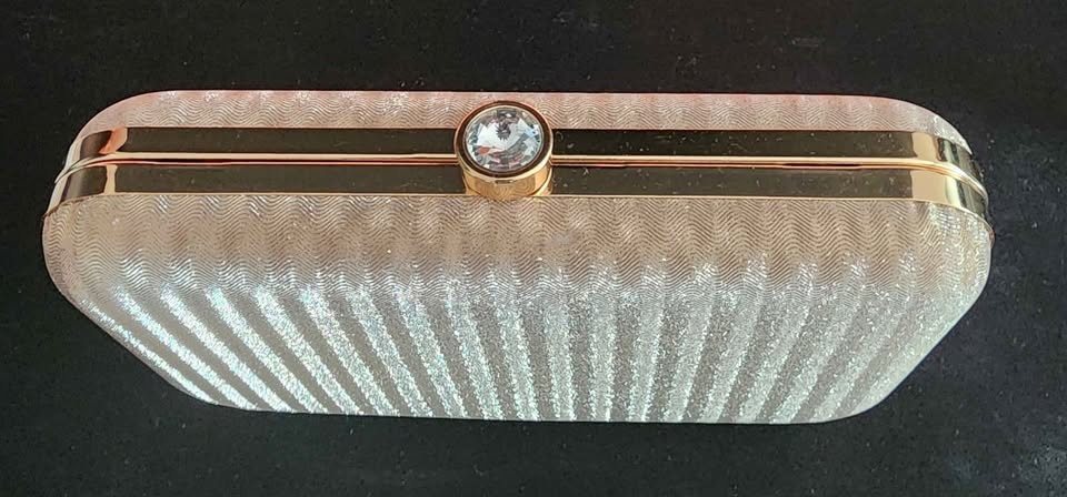 Golden clutch/sling bag/purse - photo 2