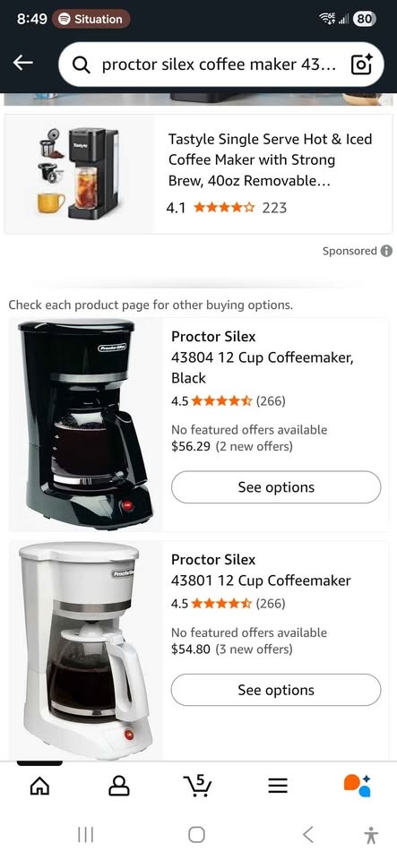 Proctor silex Coffee Maker - photo 3