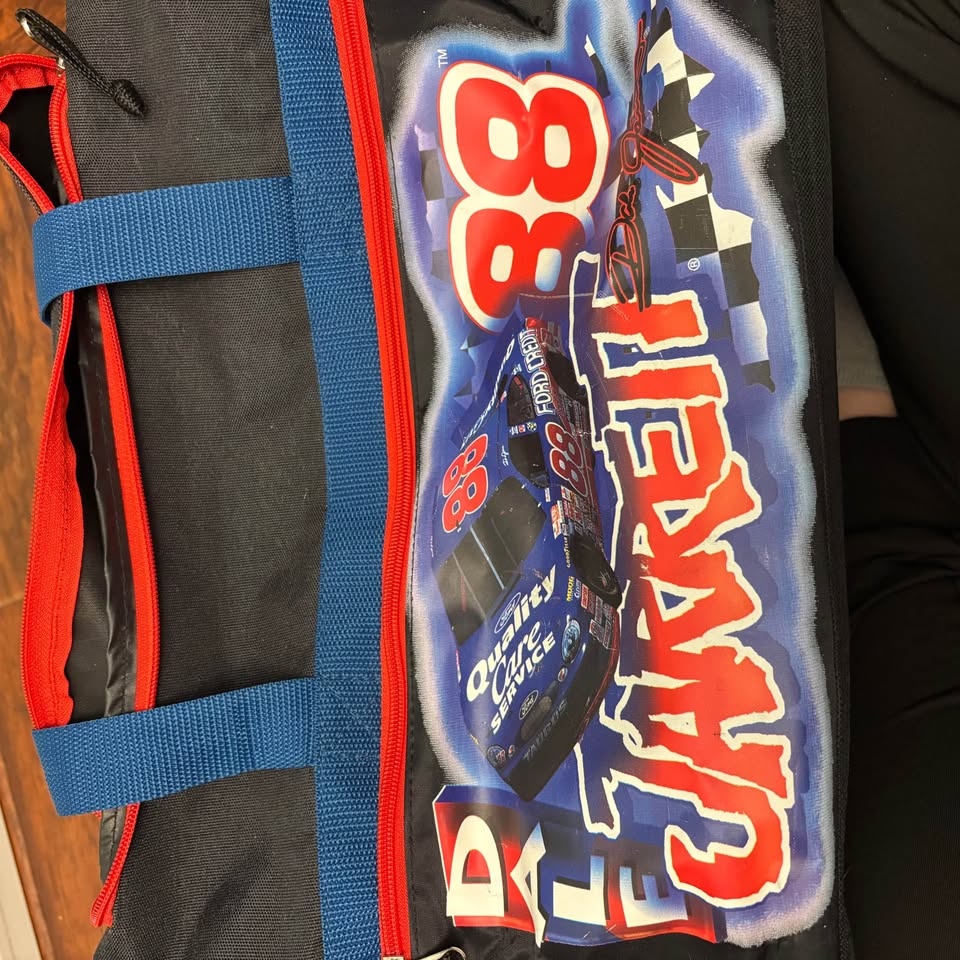 vintage NASCAR Dale Jarrett #88 racing duffle bag - photo 3