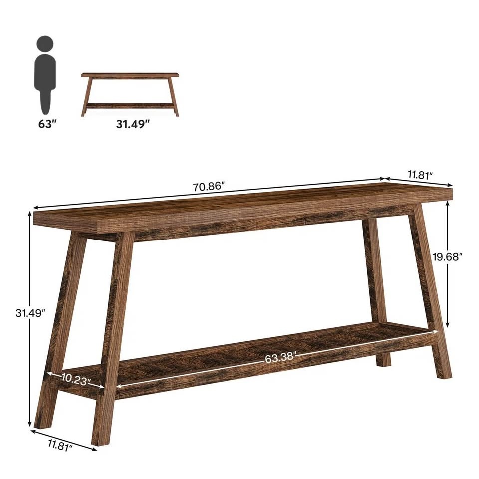 70.9" Nunamaker Console by Latitude Run - photo 3