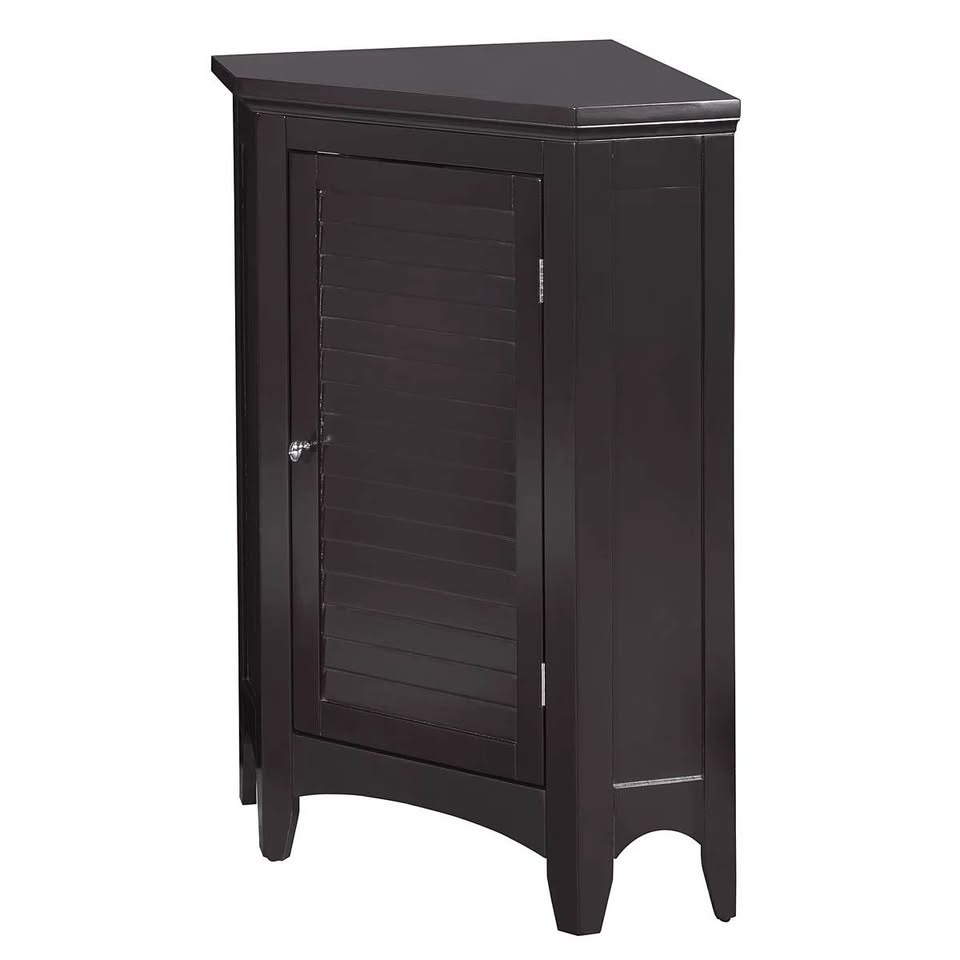 Zal Freestanding Corner Cabinet with Adjustable Shelf - photo 3