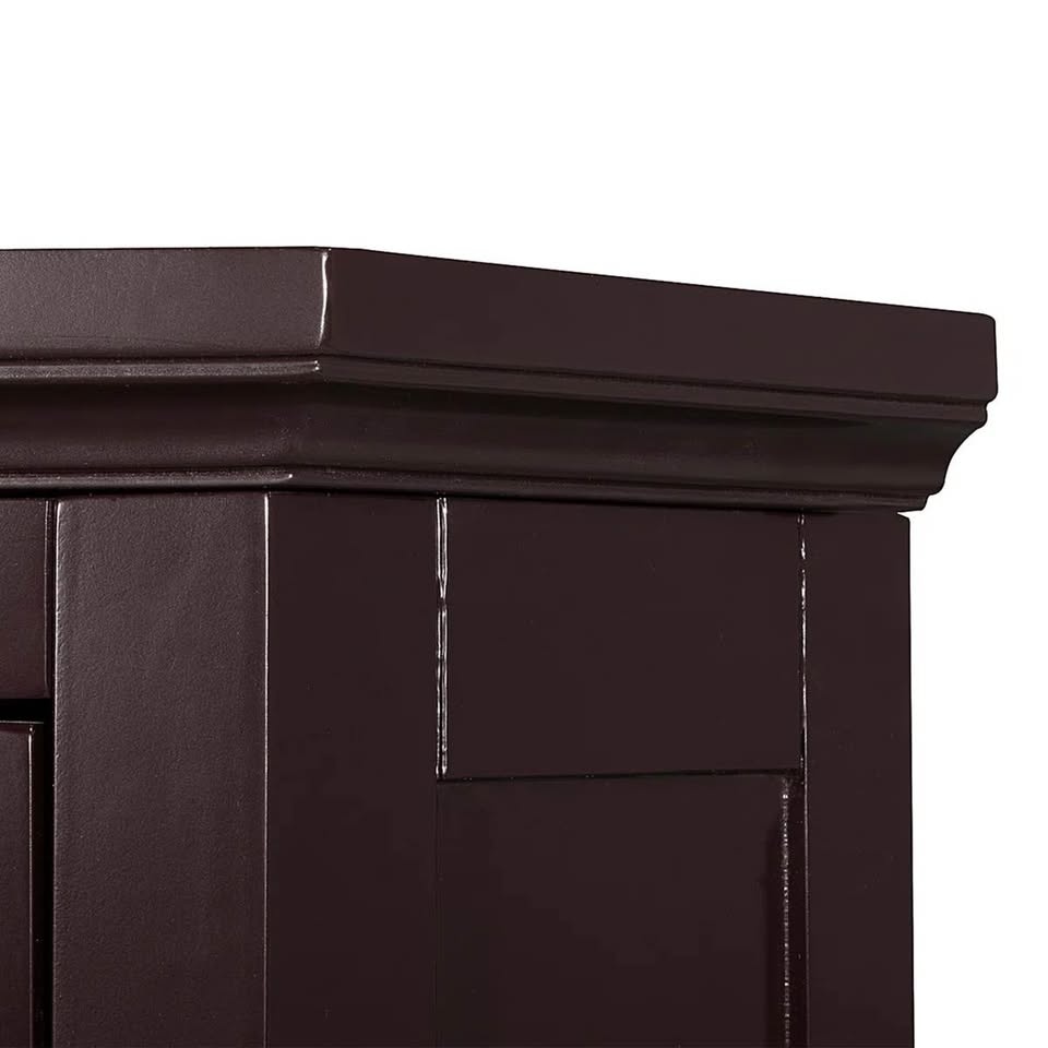 Zal Freestanding Corner Cabinet with Adjustable Shelf - photo 4