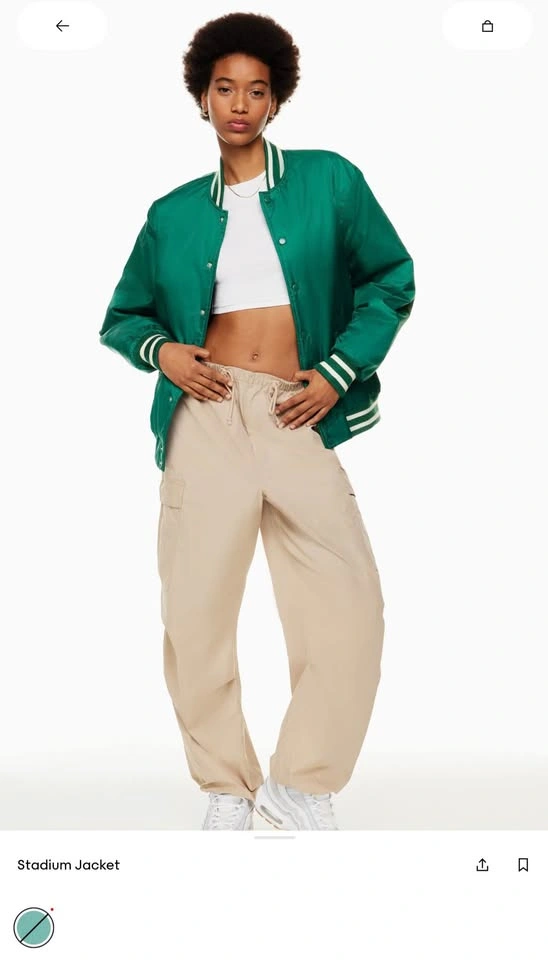 Aritzia Varsity Stadium Bomber Jacket - photo 4