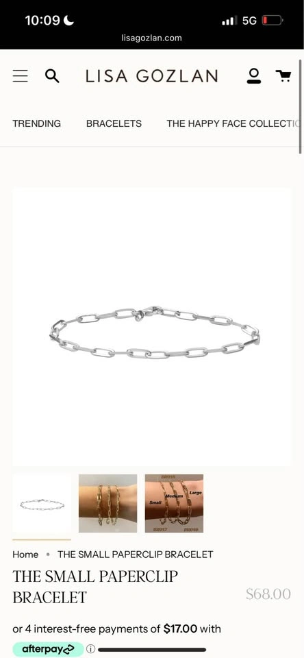 Lisa Gozlan Small Paperclip Bracelet - photo 4