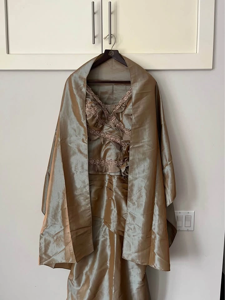 Custom made wedding guest dress - photo 5
