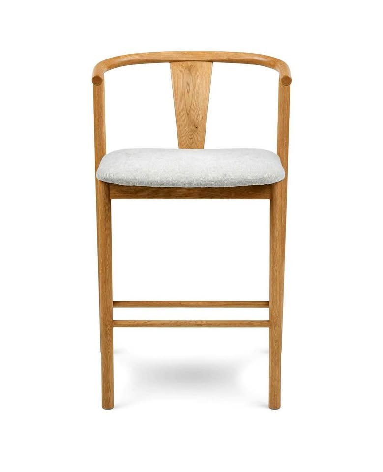 Fonra Santolina Gray Oak Counter Stool - Brand New