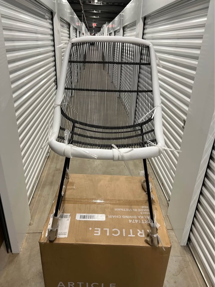 Article Selka Outdoor Dining Chair-Black, Brand new, 4 available - photo 4