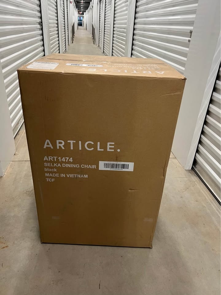 Article Selka Outdoor Dining Chair-Black, Brand new, 4 available - photo 5