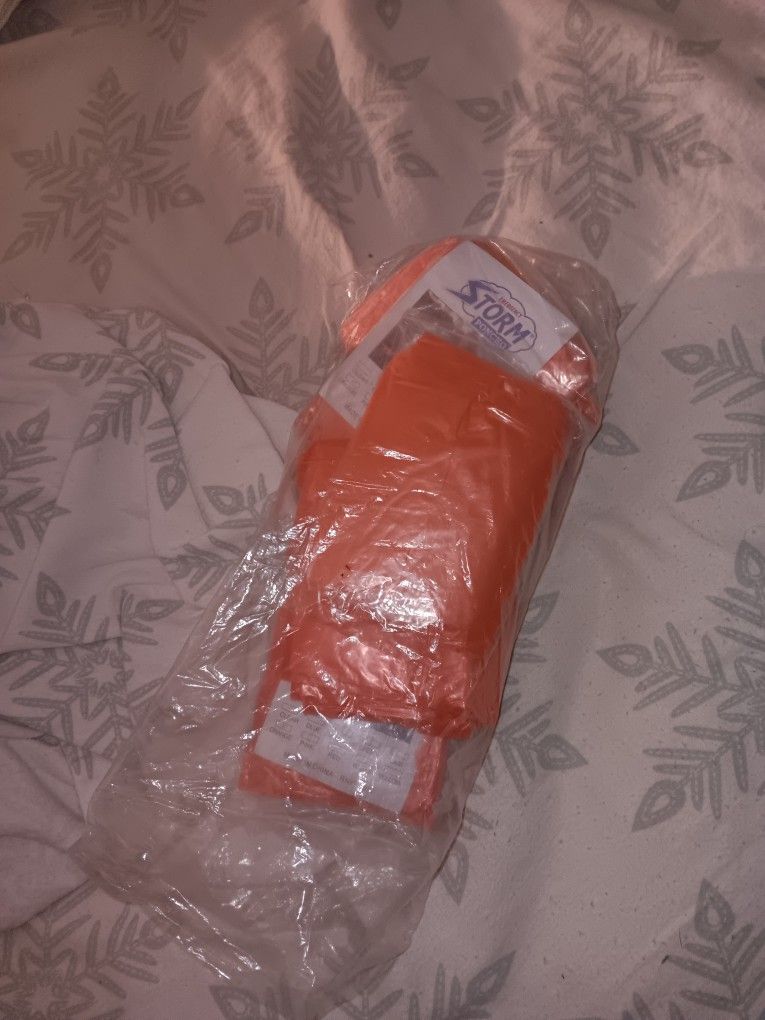 Emergency Storm Poncho Color Orange - photo 3