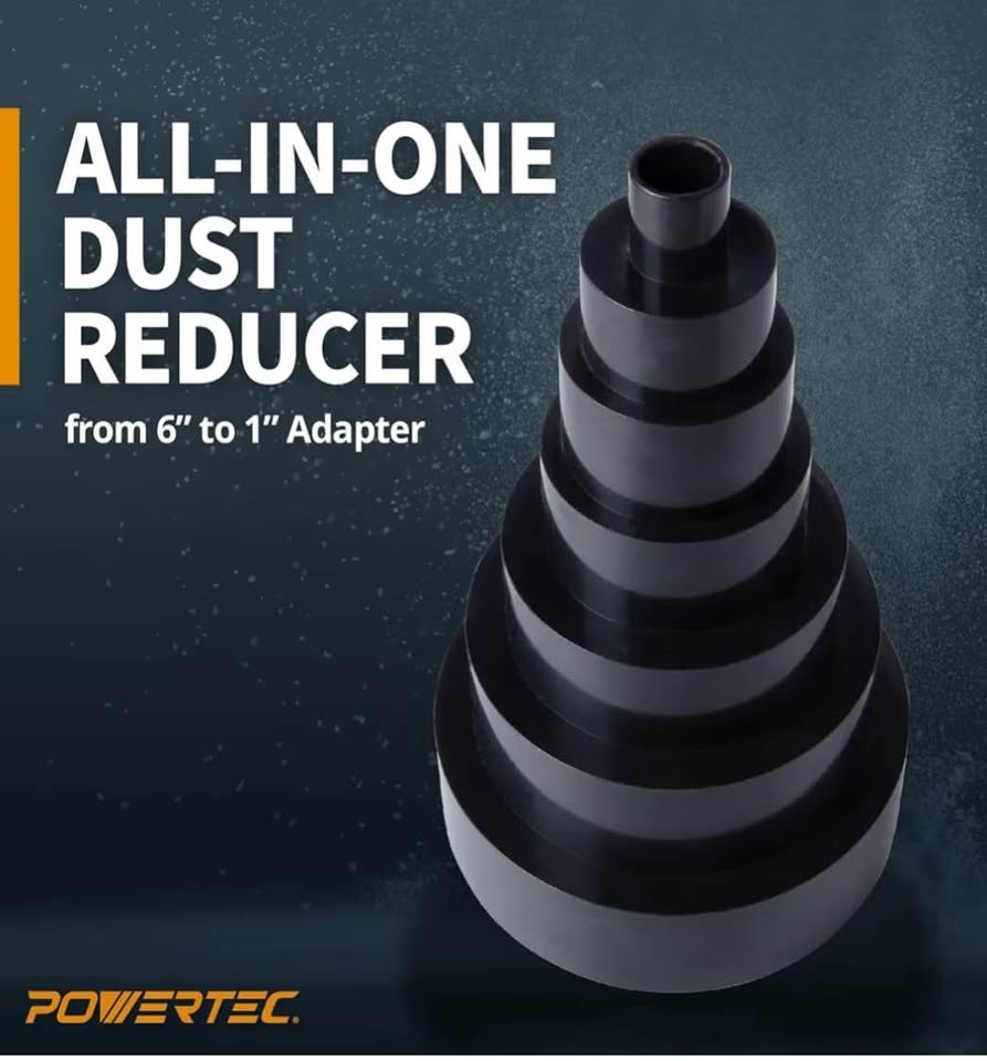 Powertec 7 Step Universal Reducer 6" to 1" - photo 3