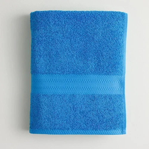 Turquoise Bath Towel The Big One Solid 30" x 54" 100% Cotton New