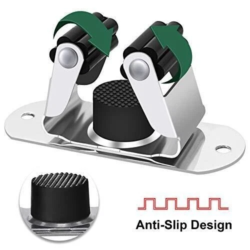 Mop and Broom Holder Wall Mount Heavy Duty Stainless Steel - photo 5