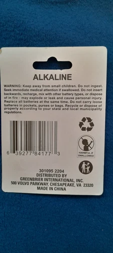 E-Circuit Alkaline AG13/LR44 Button Cell Batteries 4-ct Pack - photo 2