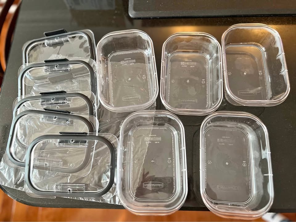 Rubbermaid 10-Piece 3.2 Cup Food Storage Set