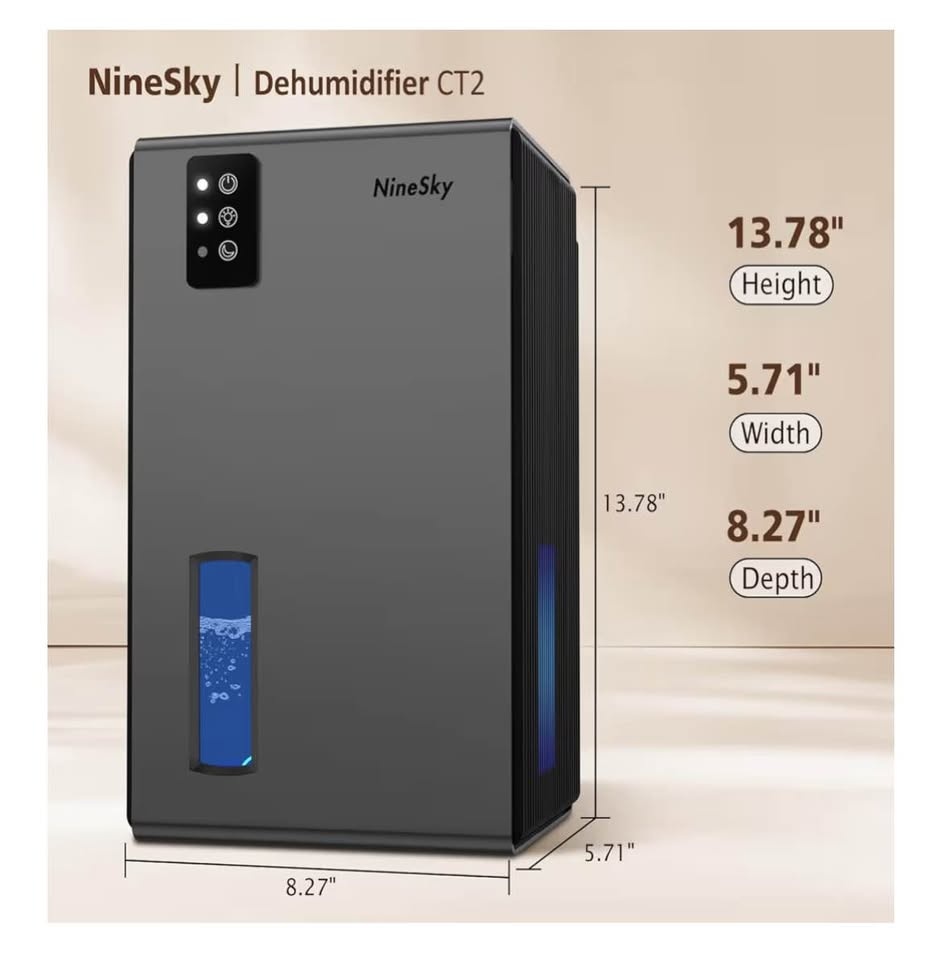NineSky Dehumidifier for Home (1000 sq ft) - photo 2