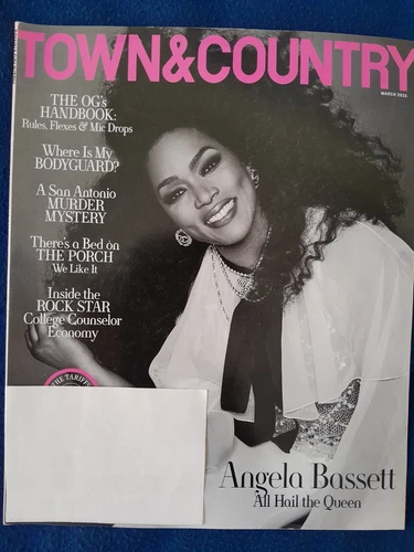 Town & Country Magazine March, 2025 - Angela Bassett