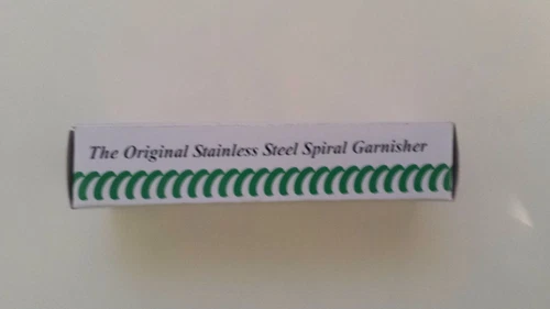 Original Stainless Steel Magic Spiral Garnisher & Sink Strainer - photo 4