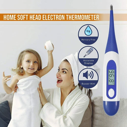 Digital Body Thermometer Fever Temperature Meter Accurate Waterp - photo 4