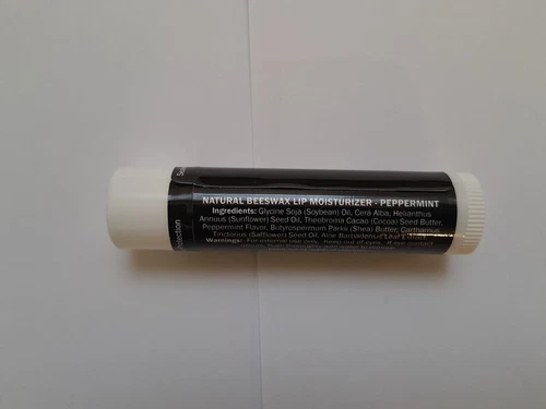 EarthxTV Lip Care Beeswax Lip Balm Peppermint 0.15oz/4.25g - photo 2