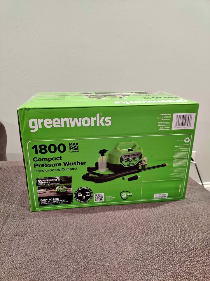 Greenworks 1800 PSI Electric Pressure Washer