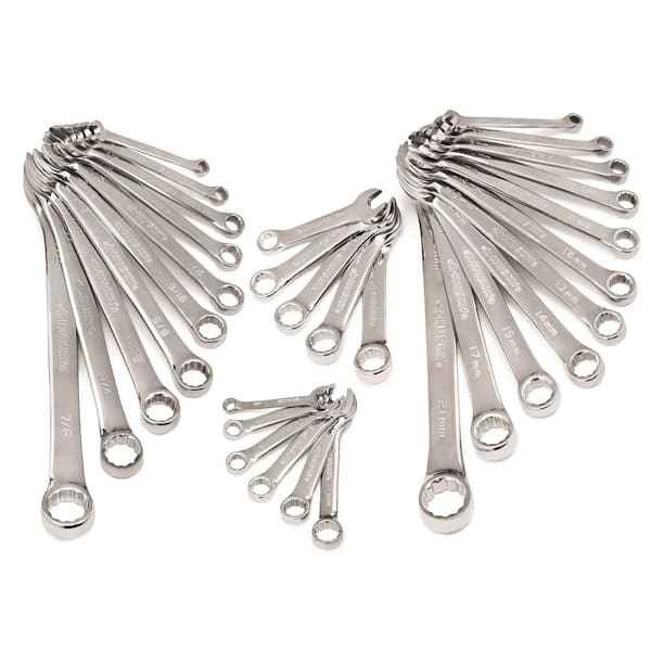 Husky SAE and Metric Combination Wrench Set with Tray - photo 2