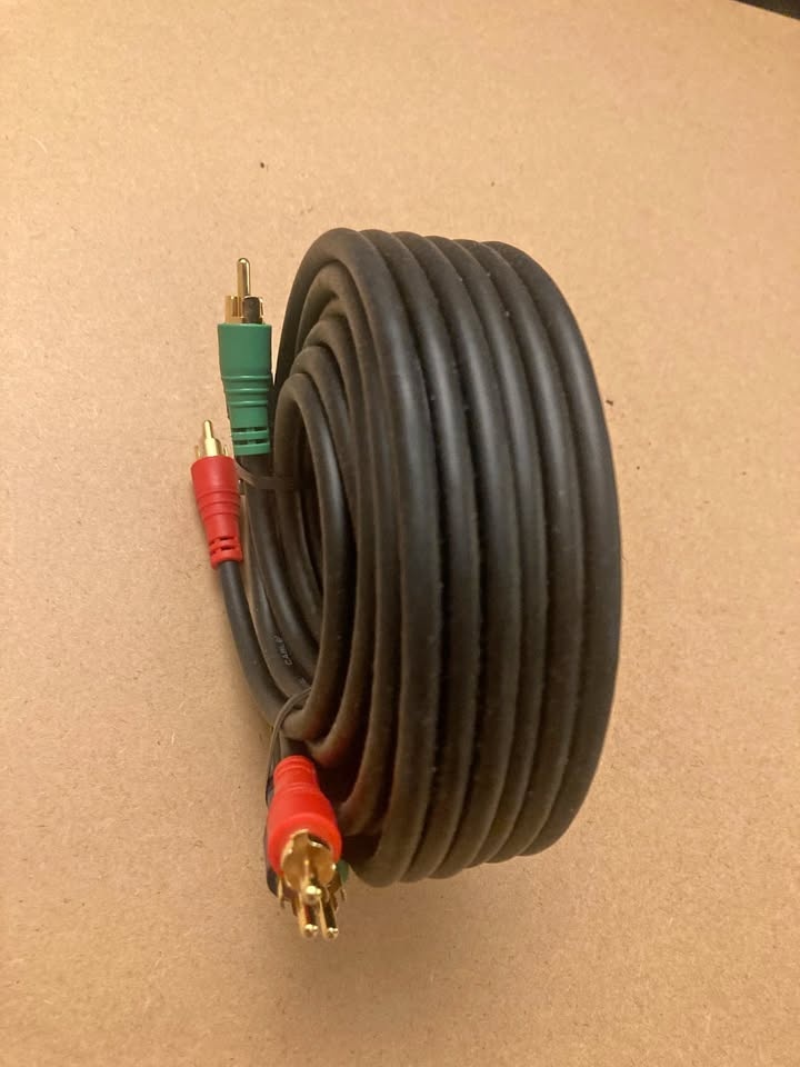 HQ Component Video Cable 6 Feet 3 RCA to 3 RCA Cord