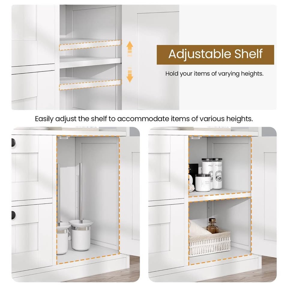 Brand New White Multi-Purpose Storage Cabinet - photo 3