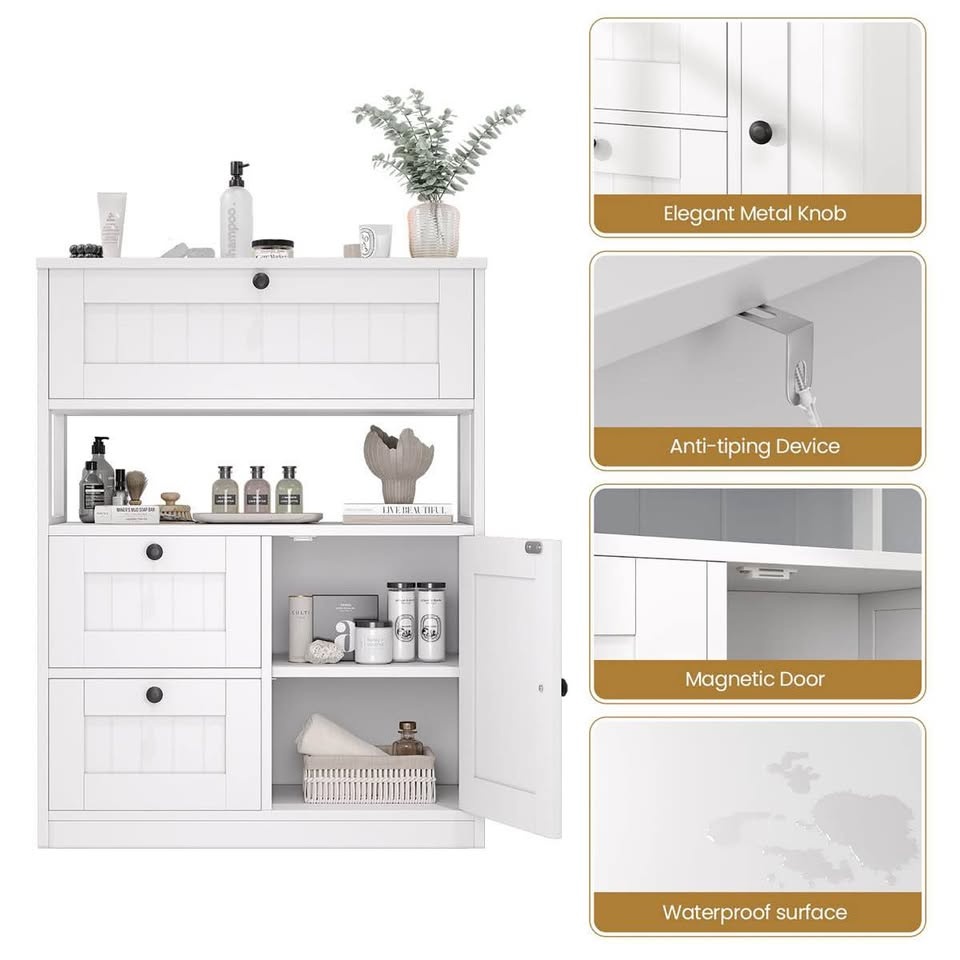 Brand New White Multi-Purpose Storage Cabinet - photo 4