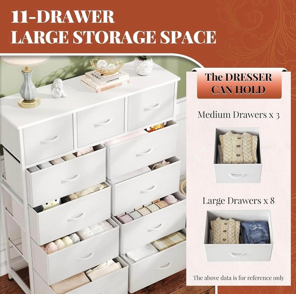Metal 11 Drawer Dresser - photo 3