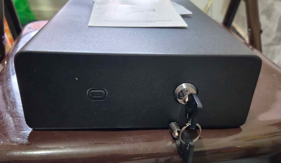 Fingerprint Safe Box, Keypad, Key/App, 0.5s Fast - photo 4