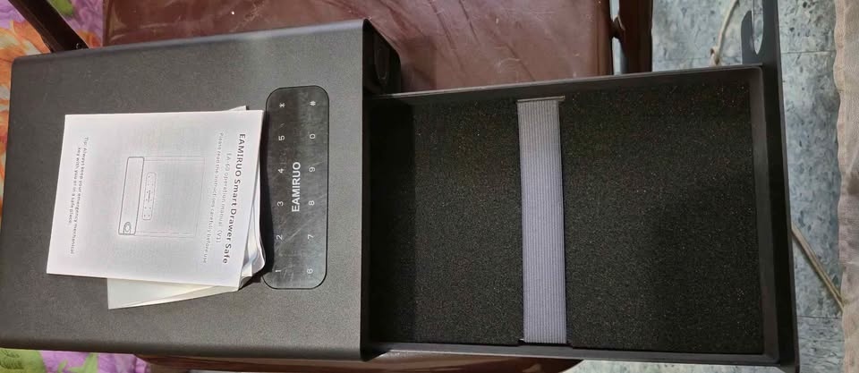Fingerprint Safe Box, Keypad, Key/App, 0.5s Fast - photo 5