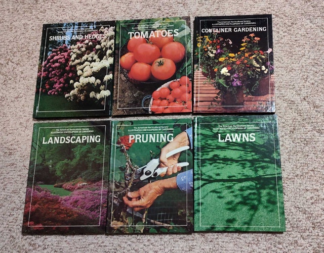Set of 6 Gardening Encyclopedias