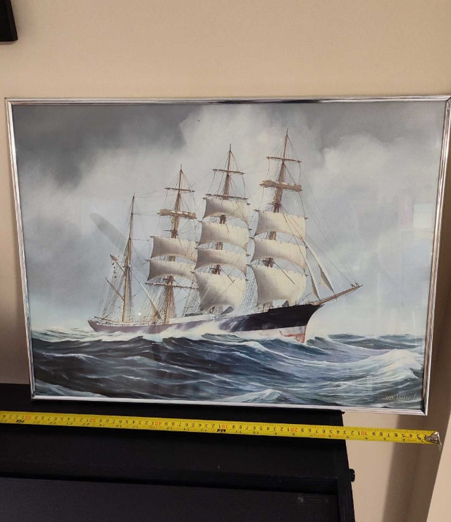 Hans Skalagard Framed Print - Clipper Ship Art