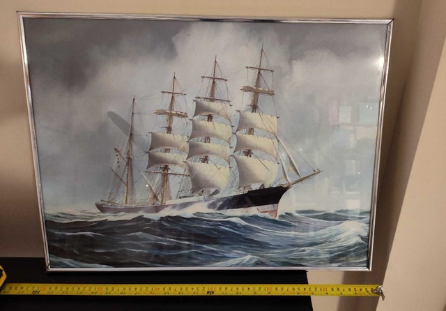 Hans Skalagard Framed Print - Clipper Ship Art - photo 2