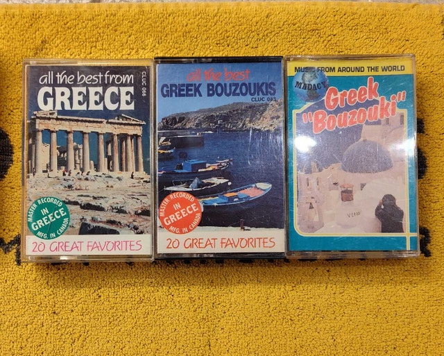 Greek music Cassettes