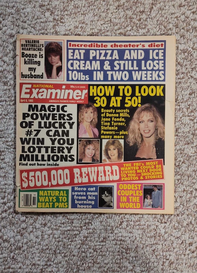Vintage 1990 Star Magazine & 1993 Examiner - photo 3