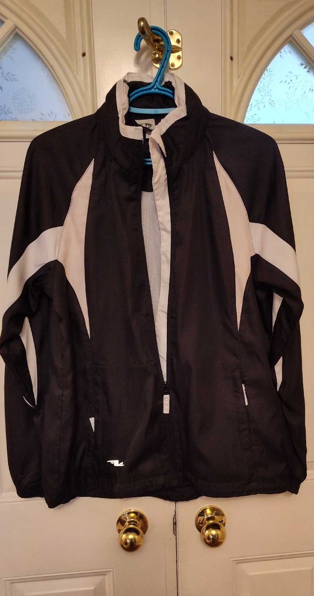 Ladies Athletic Works Jacket - Black & White - Size M - photo 2