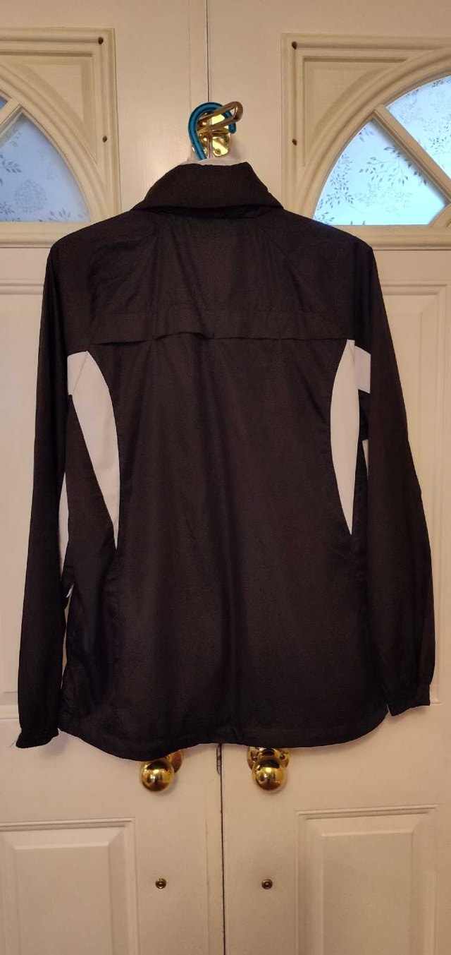 Ladies Athletic Works Jacket - Black & White - Size M - photo 3