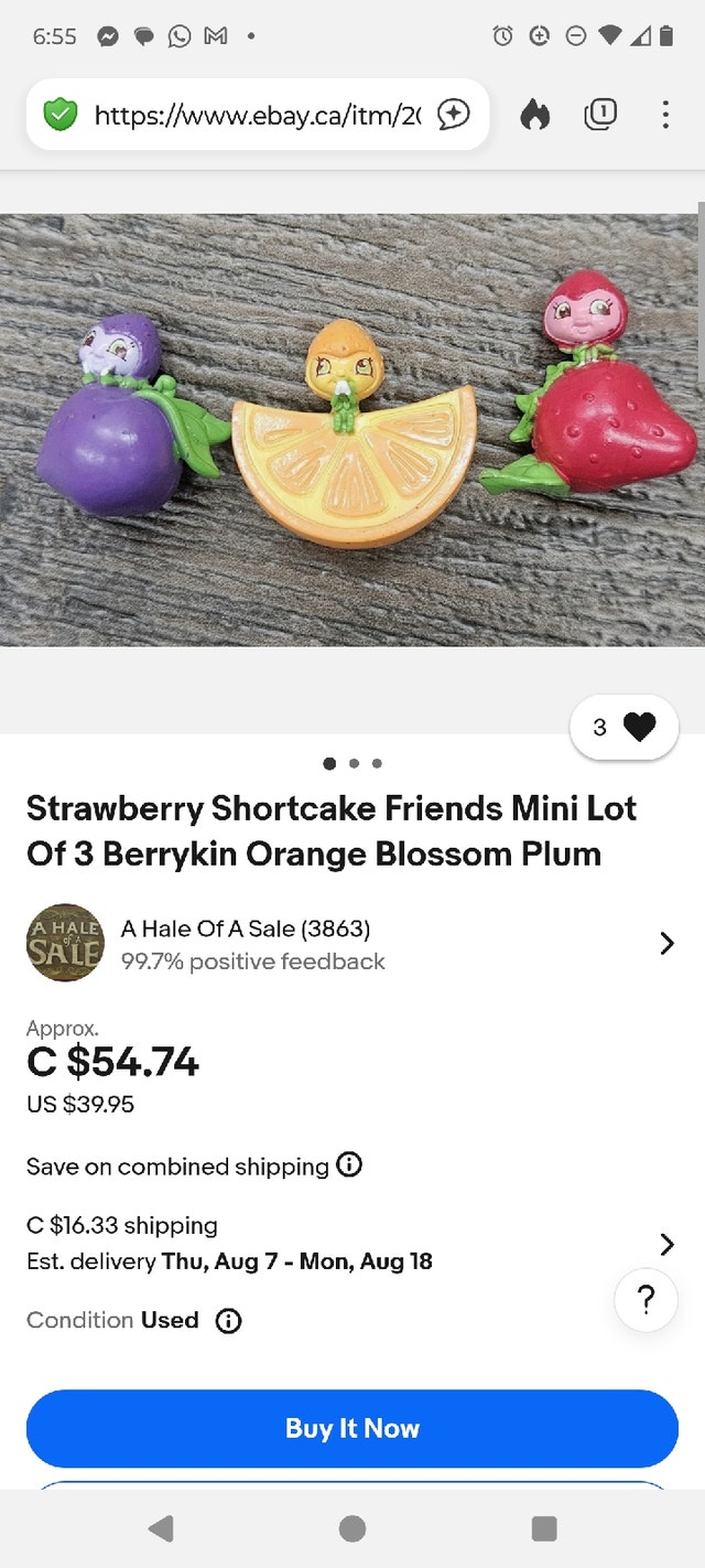 Strawberry Shortcake Berrykin Mini Figures - photo 4
