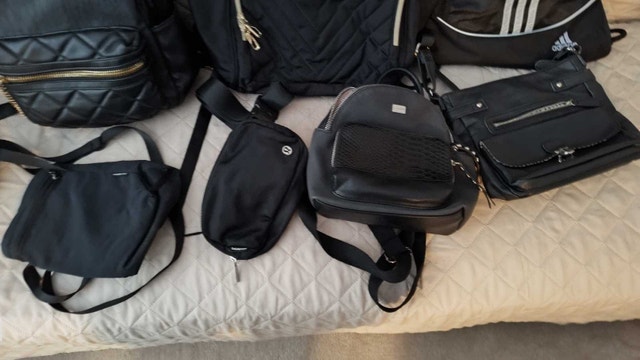 Assorted Purses and Backpacks