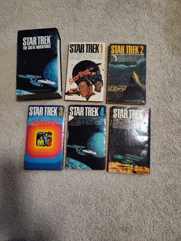 Vintage Star Trek Novels from the 70's