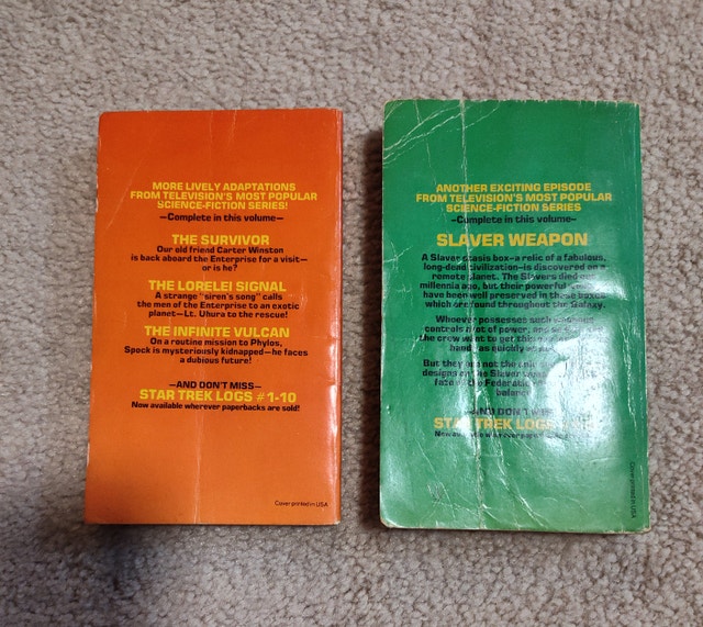Vintage Star Trek Novels from the 70's - photo 4