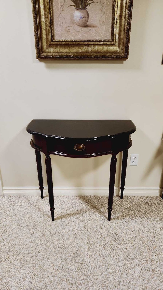 Hall Council Table with Refinished Top