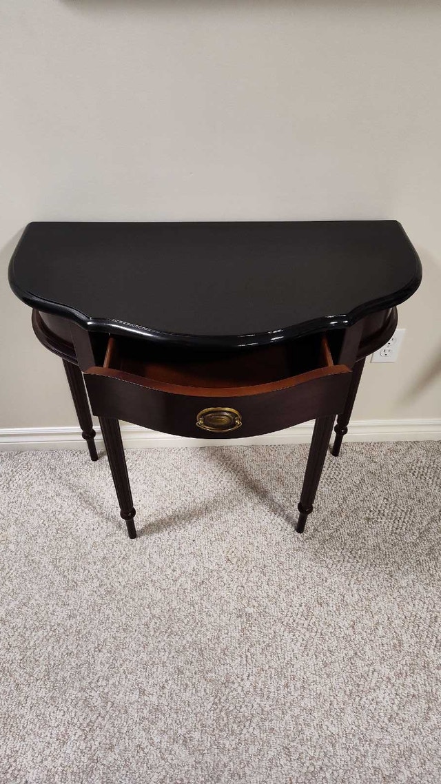 Hall Council Table with Refinished Top - photo 3