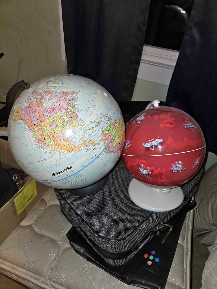 2 Globes Together