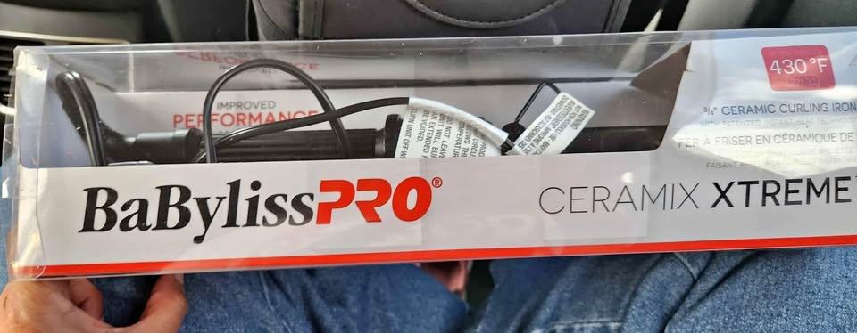 Professional Babyliss Curling Iron for Hair Stylists & Makeup Ar